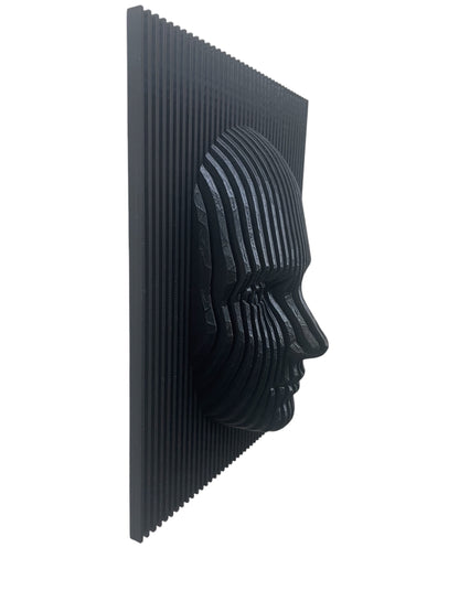 3D Human Face Wall Decor - Divine 3d Elegance