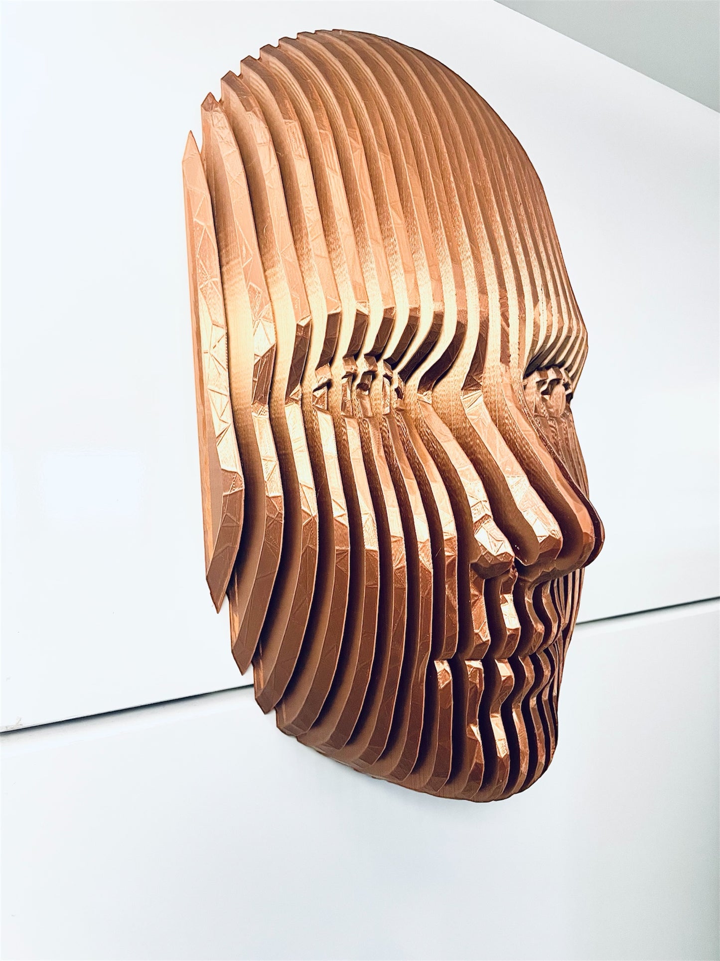 3D Human Face Wall Decor - Divine 3d Elegance