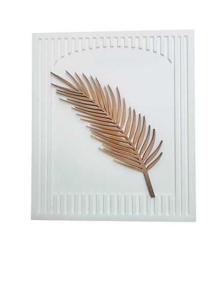 Leaf Wall Art 3D Abstract - Divine 3d Elegance