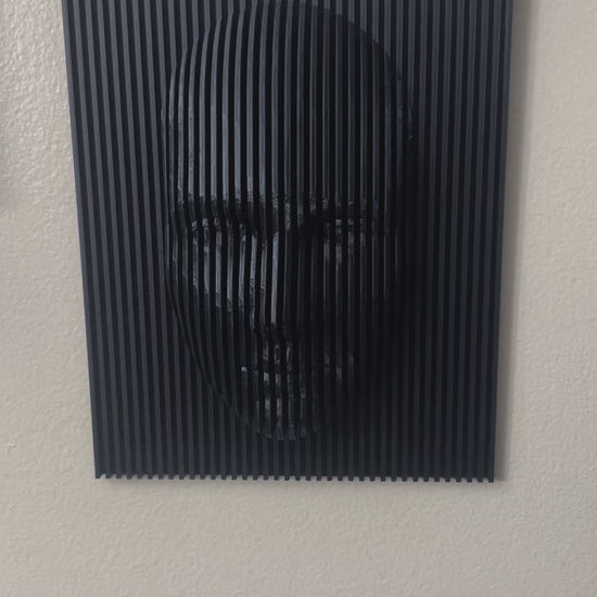 3D Human Face Wall Decor - Divine 3d Elegance